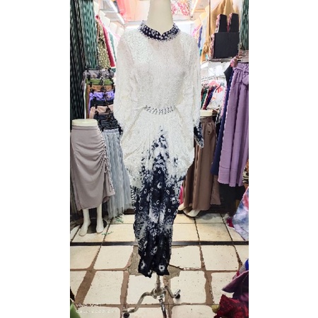 Gamis Kaftan Jumputan Palembang