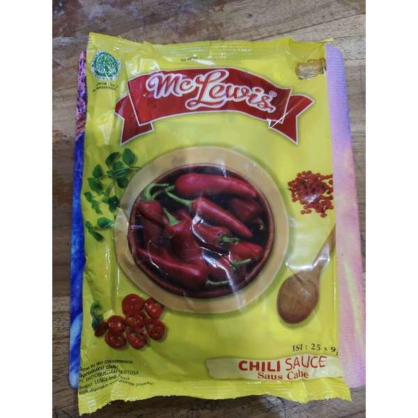 

mc lewis Chili sauce sachet 9gr