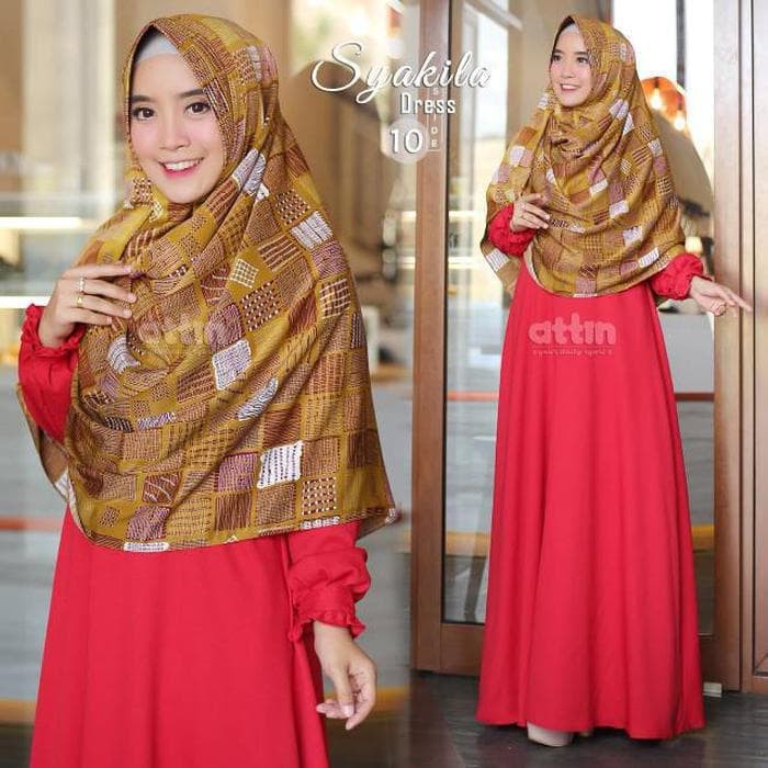 SYAKILA DRESS || Gamis Daily Original by ATTIN