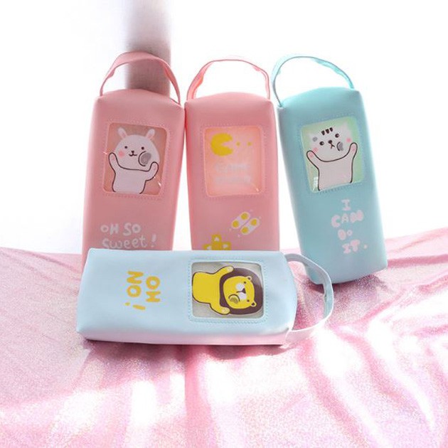 

OILA tempat pensil kartun hewan lucu cute cartoon animal pencil case (3C5) stp025