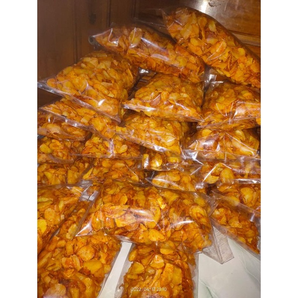 

kripik singkong pedas manis 500 gram free buble wrap