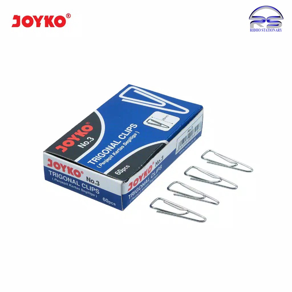 

Paper Clip Joyko No.3 / Trigonal Clip / Penjepit Kertas