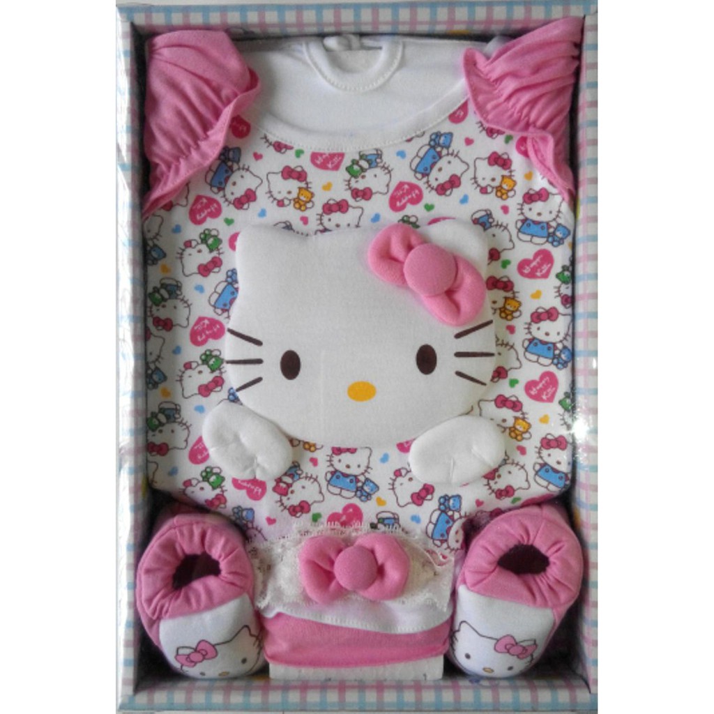 Paket Perlengkapan Bayi Baru Lahir Hello Kitty Pink   Newborn Package   Baby Giftset  cocok untuk K