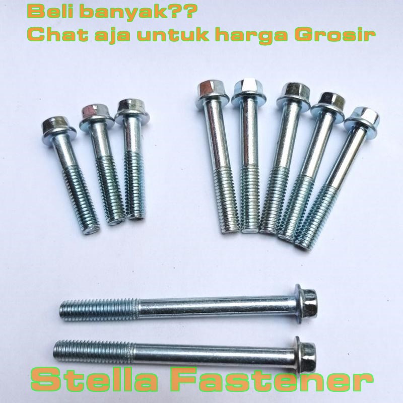 Baut CVT Vario Techno 125 150 Kunci T8 / Baut Blok CVT Vario Techno Satu Set   Grosir Baut