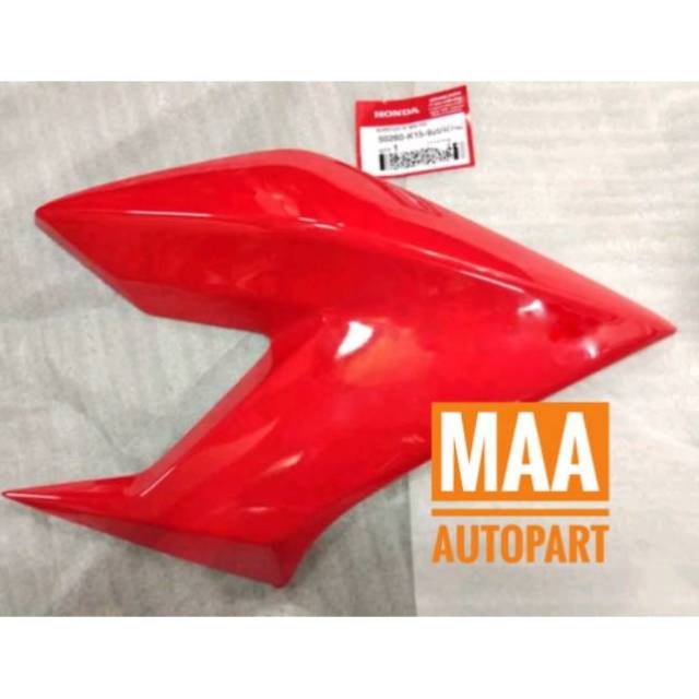Shroud Sayap Kuping Tangki Luar CB150R CB 150R LED K15G Merah Red 50260K15920WRD 50265K15920WRD Asli