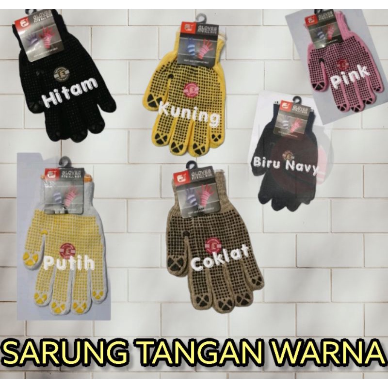 Sarung Tangan Motor Anti Slip/sarung tangan dewasa pria dan wanita/sarung tangan kerja/sarung tangan Rajut