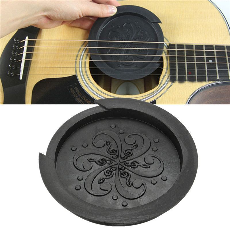 Sound Hole Penutup Lubang Gitar Akustik 40&amp;41 Inch Black Grab Medan