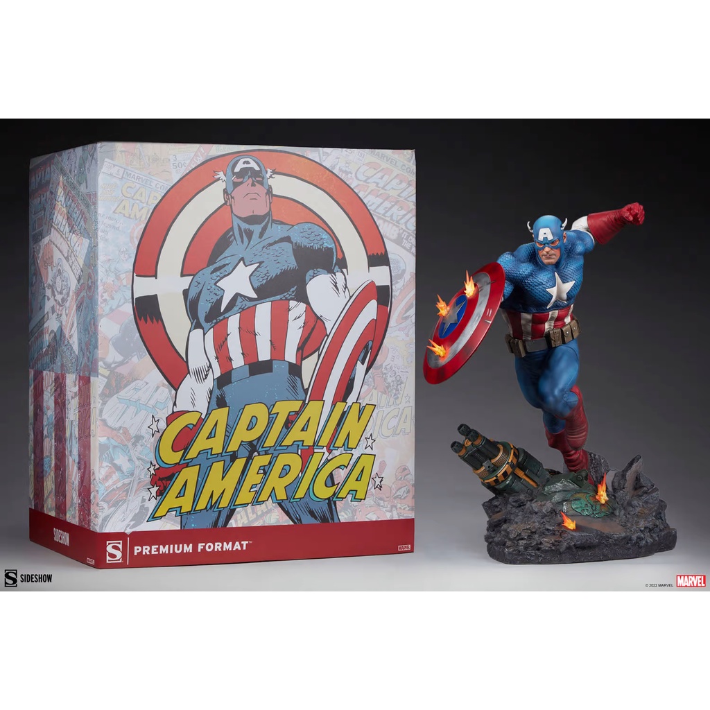 Statue Sideshow Collectibles 1/4 Captain America Premium Format 300765