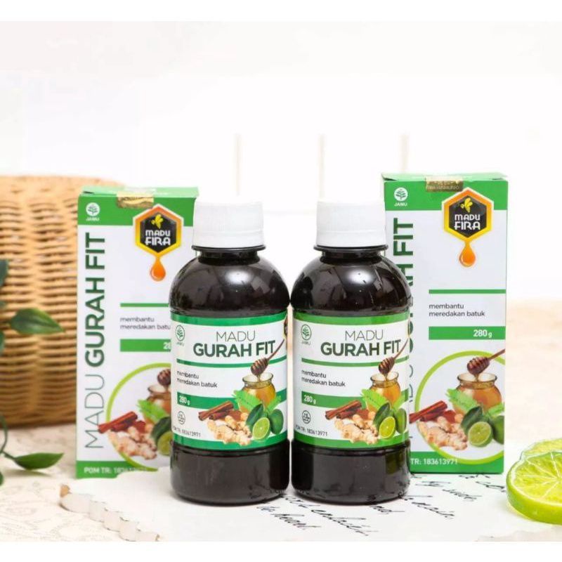 Madu GURAH FIT Asli Original Gurahfit Madu Untuk Bronkitis, Radang Tenggorokan, Batuk dll | Madu GUR