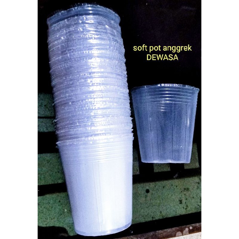 soft pot anggrek dewasa (fleksibel cup)