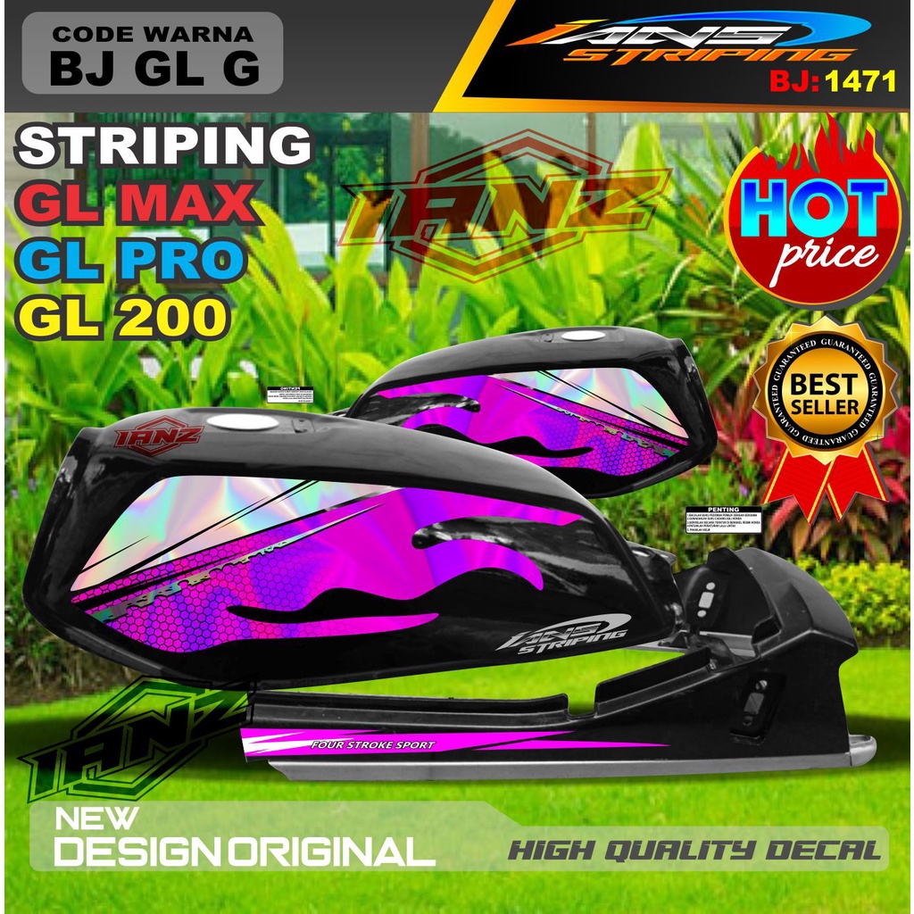 STRIPING CUSTOM GL 2000 HOLOGRAM / STRIPING GL PRO MAX VARIASI HOLOGRAM / STRIPING GL