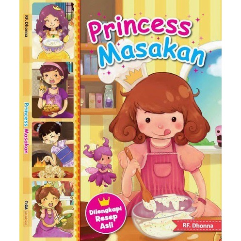 buku anak - princess masakan - tiga ananda