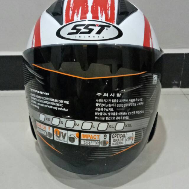 Helm SST Half Face IDOL Glossy Decal