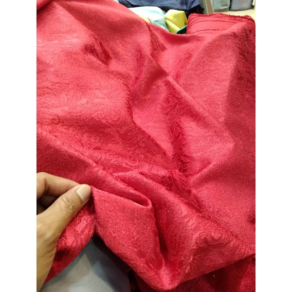 JAQUARD GLITER/Jaquard/Harga Tertera 1/2(0.5)mtr