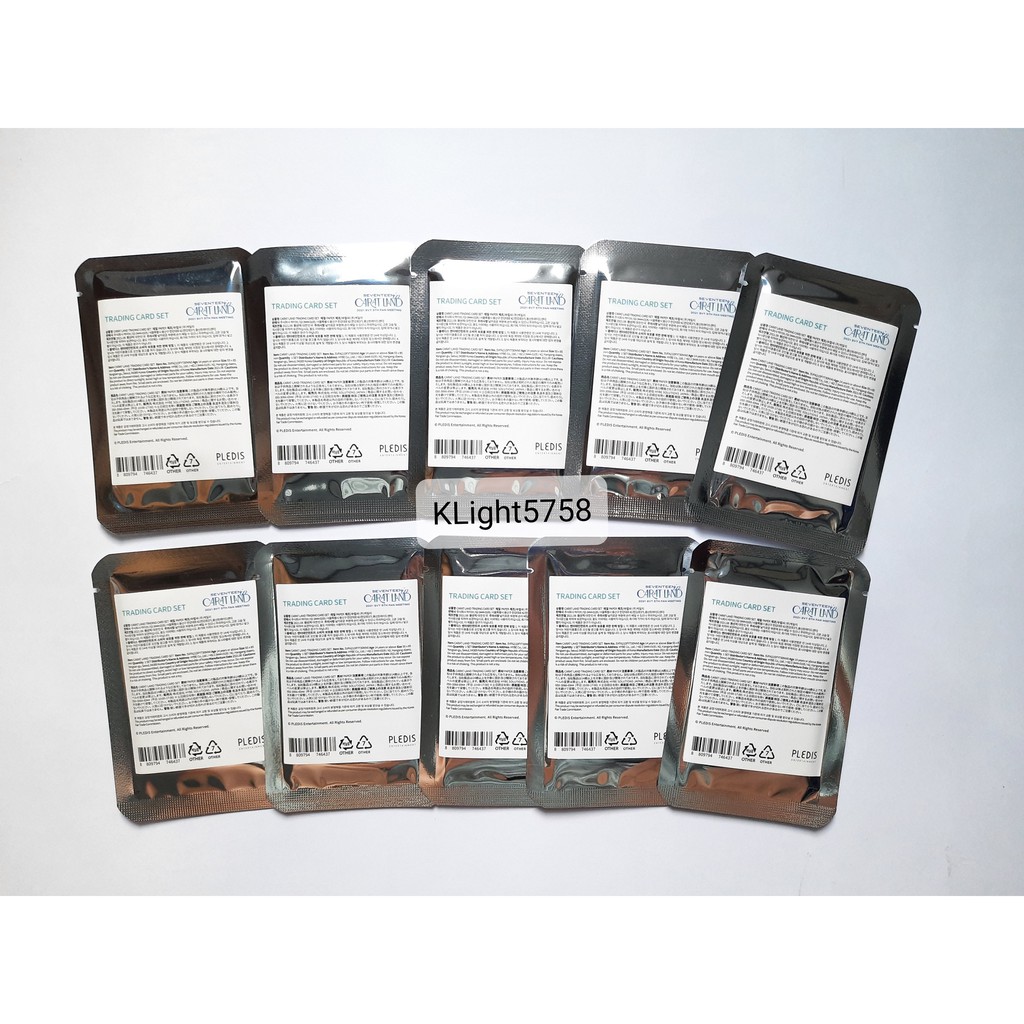 [Ready] Seventeen Caratland 2021 TC Trading Card Sealed