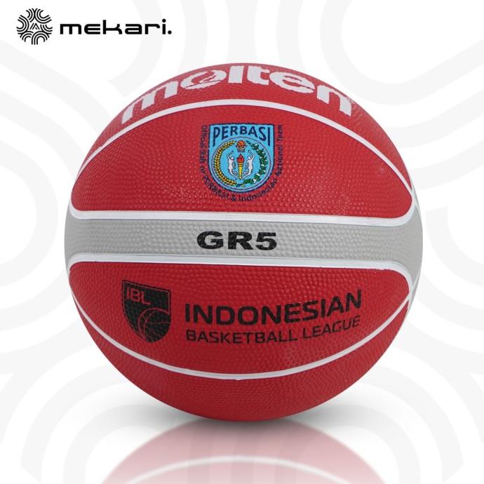 Bola Basket Molten Gr5 Red ( Outdoor ) -