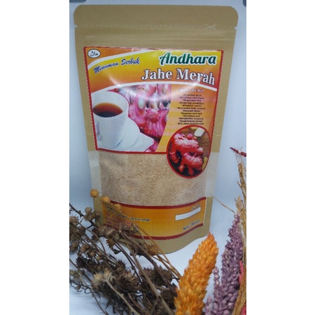 

Andhara sari jahe merah plus gula 250gr