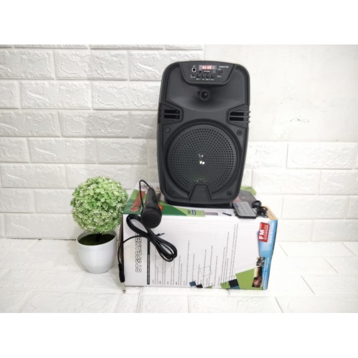 Speaker Bluetooth Portable 6'5 INCH ZQS6108 PLUS MIC - SPEAKER AKTIF