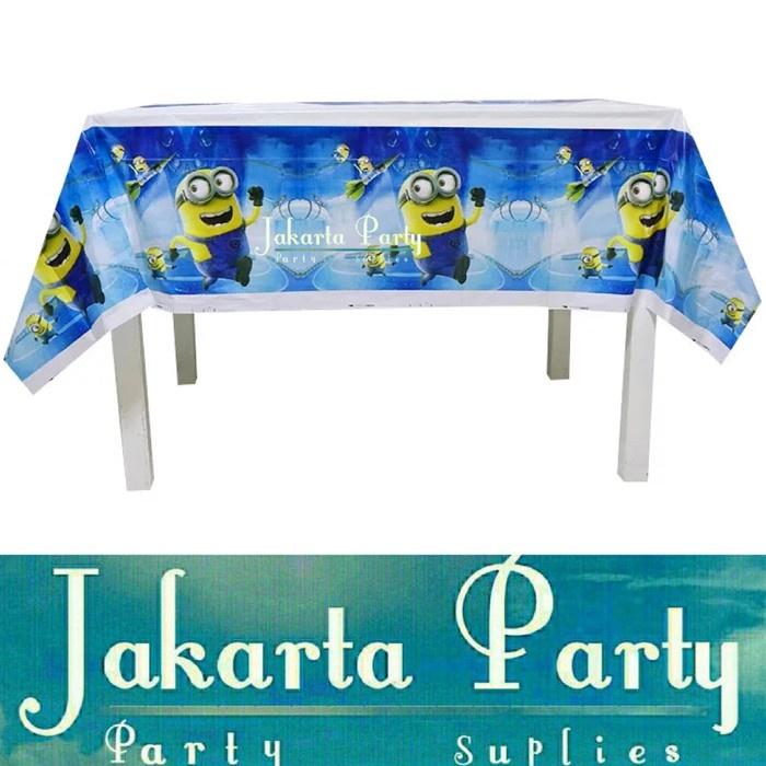 Table Cover Motif Minion / Taplak Meja Karakter Minion