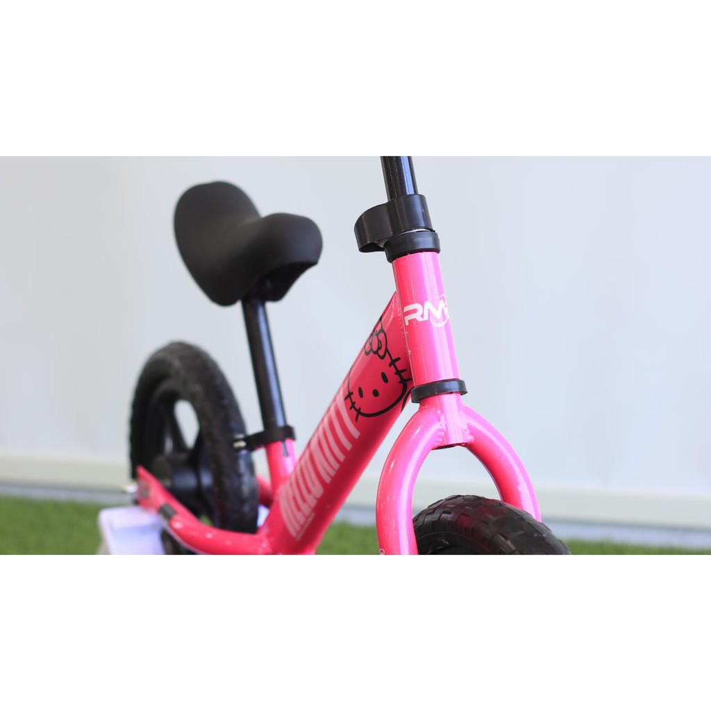 Sepeda Anak Pushbike 3.0 Eva Edisi Hello Kitty dari Element Bike Frame Hi Teen Steel Garansi Ori SNI-2