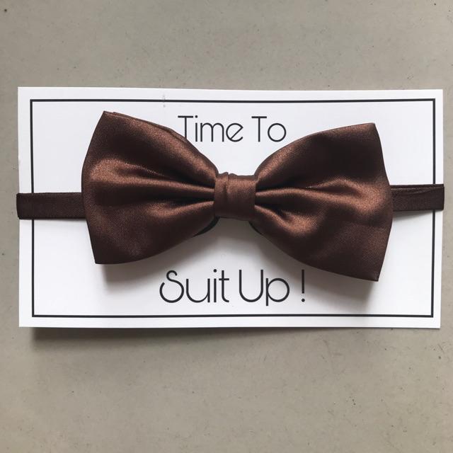 Dasi Kupu-Kupu Paling Murah! DEWASA-Brown