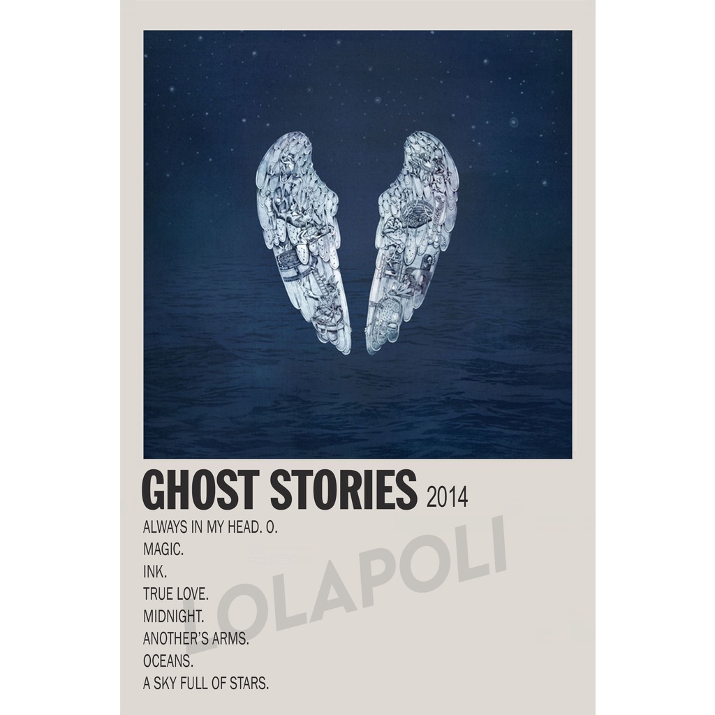 Poster Cover Album Ghost Stories - Coldplay