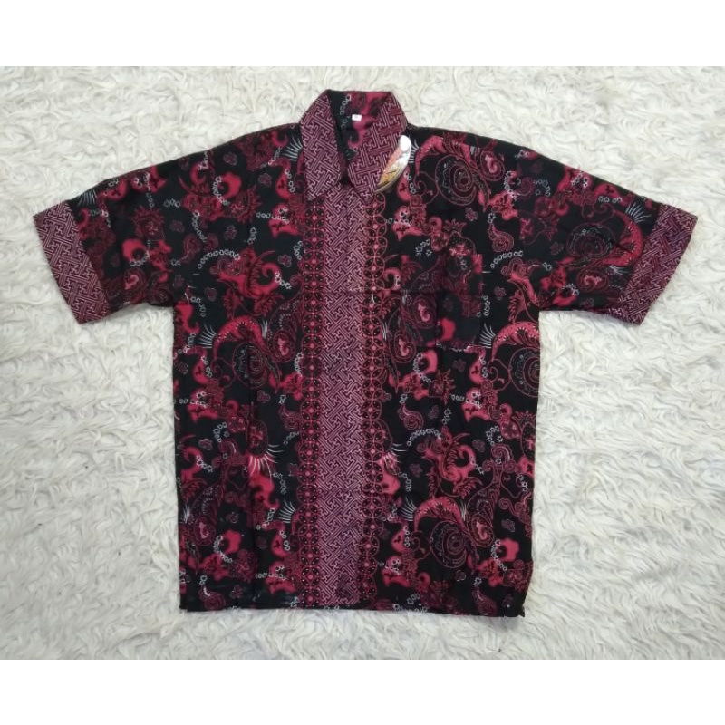 baju batik pria lengan pendek terbaru