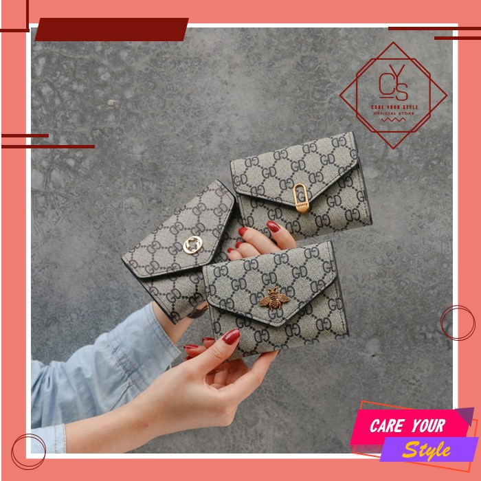 CYS Dompet Lipat Wanita Wallet Dompet Kartu Import Trendy Korea Fashion Style Grosir Murah D27