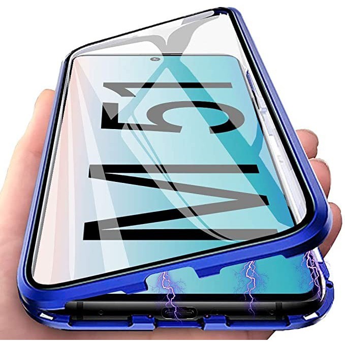 Samsung M51 double side magnetic case - Black