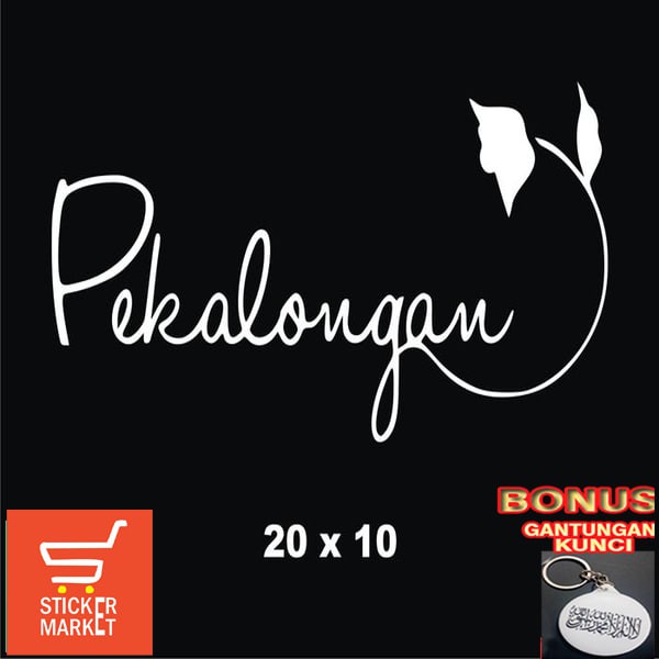 

Promo Stiker Branding Kota Pekalongan (Cutting Sticker) Ukuran 20 x 10 cm Elegan