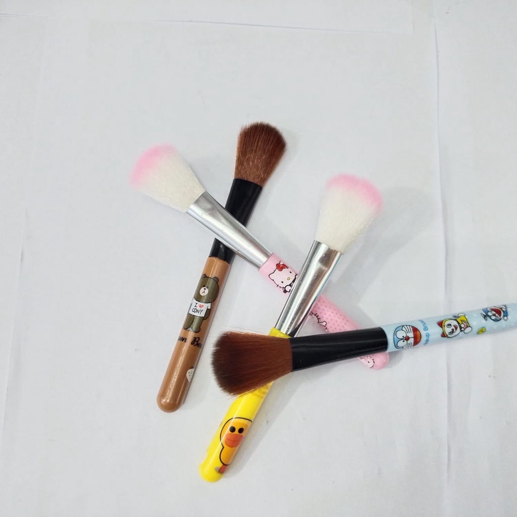 Kuas Make Up Mini Karakter Lucu Kuas Make Up Kecantikan Wanita