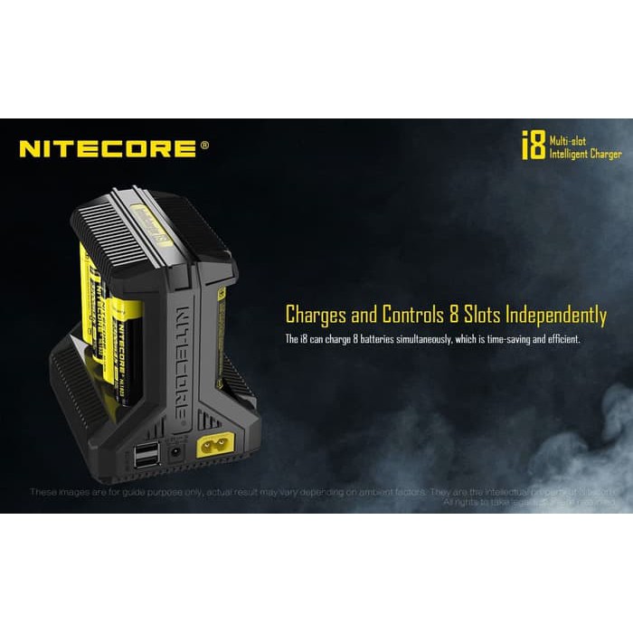 Nitecore i8 Intellicharger Universal Battery Charger 8 Slot - i 8