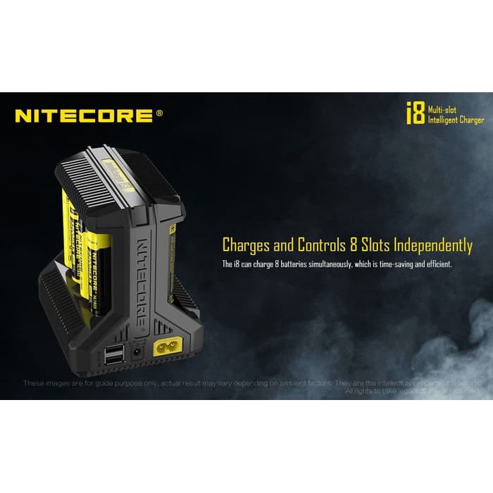 Nitecore i8 Intellicharger Universal Battery Charger 8 Slot - i 8