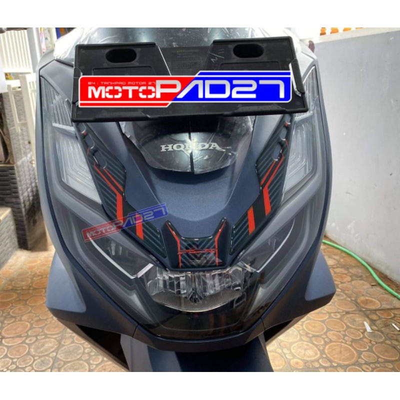 STIKER STICKER TIMBUL TAMENG DEPAN HONDA ALL NEW PCX 160 PREMIUM