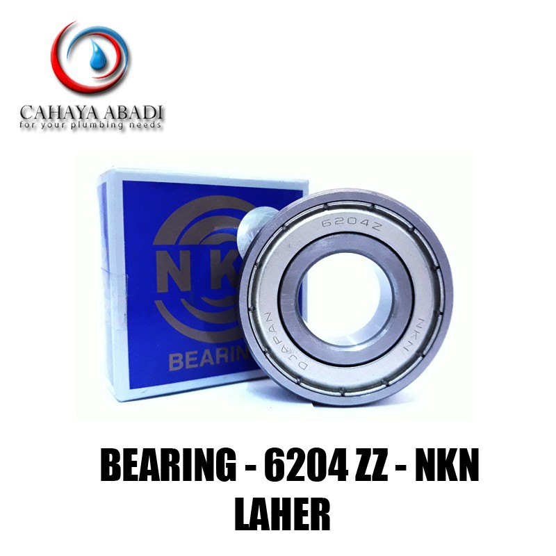 GROSIR - LAHER - 6204 ZZ - NKN - BEARING