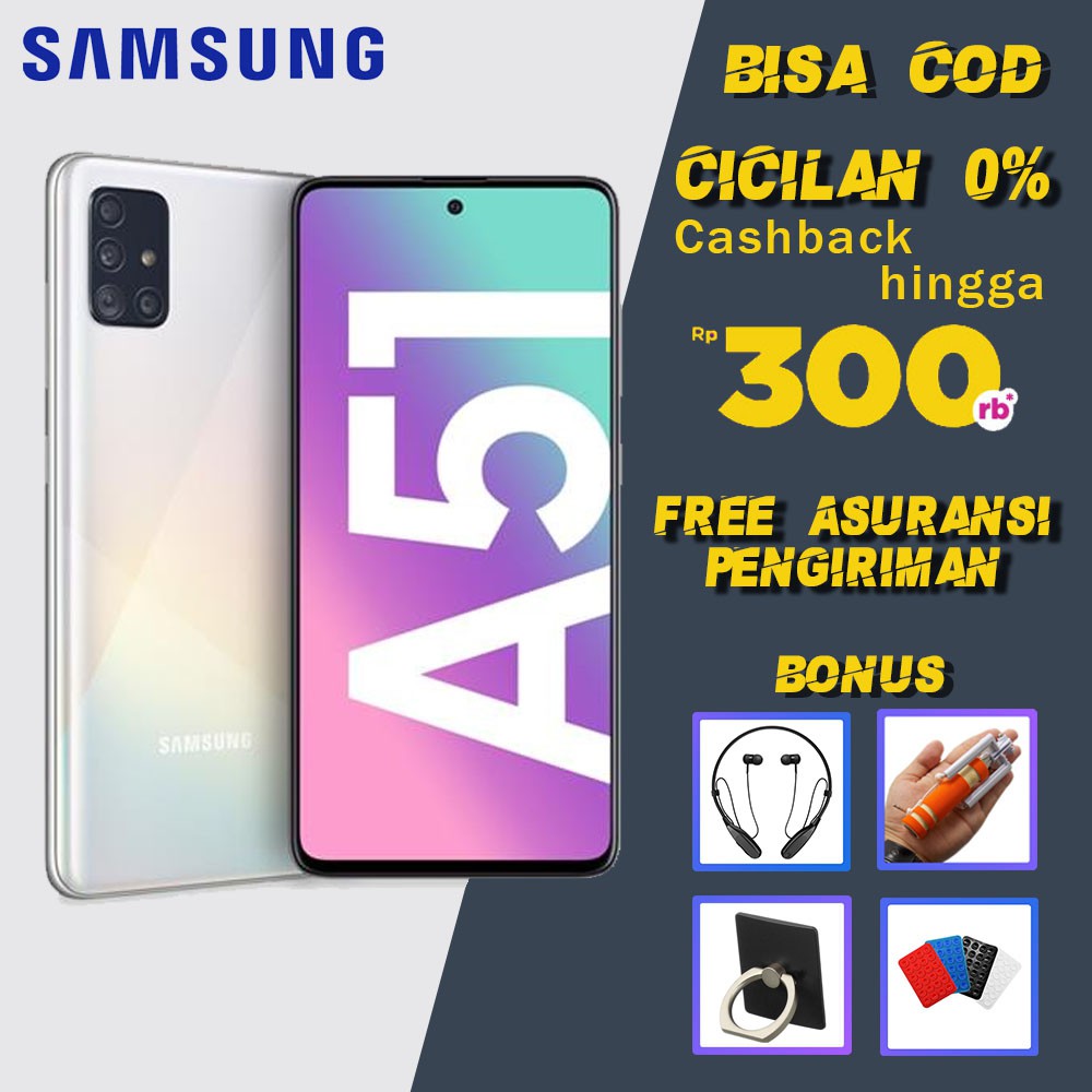 Samsung Galaxy A51 6GB 128GB Garansi Resmi SEIN 6 GB 128