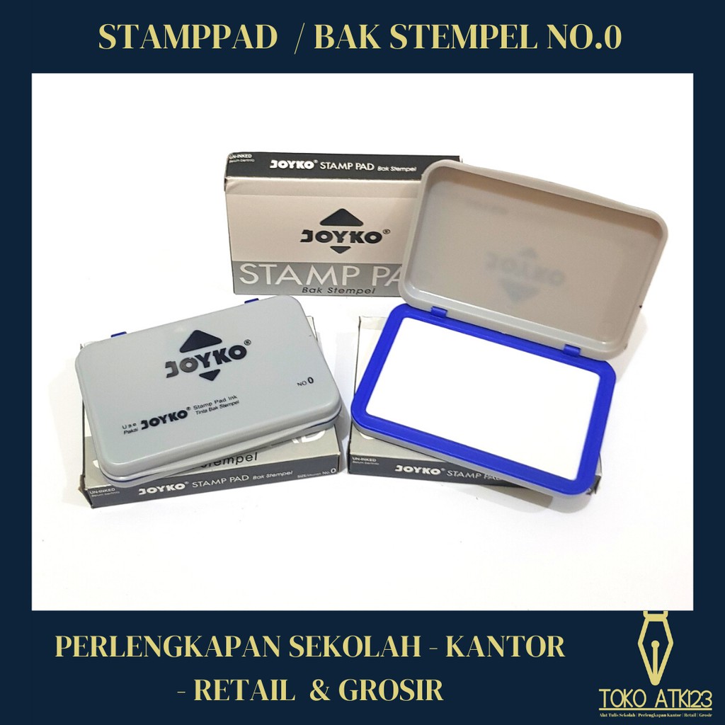 Bantalan Stempel / Bak Stempel / Stamppad Merk Joyko No. 0