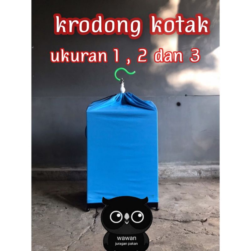 krodong kotak, kerodong kandang kotak uk. 1 ,2 dan 3