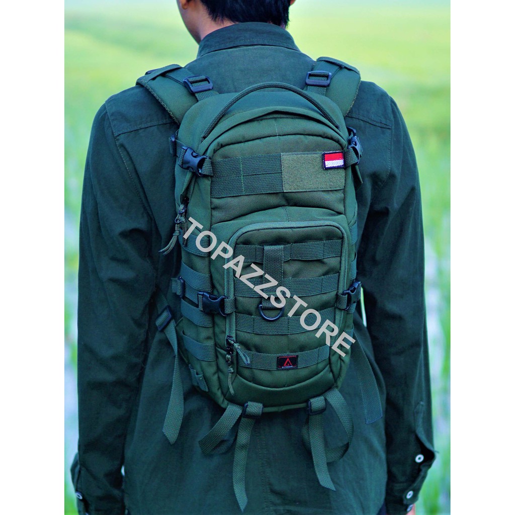 Tas Tactical Army Sepeda  Hydropack Gowes Loreng Tentara Polisi Militer TNI Brimob Altissimo Topazzs
