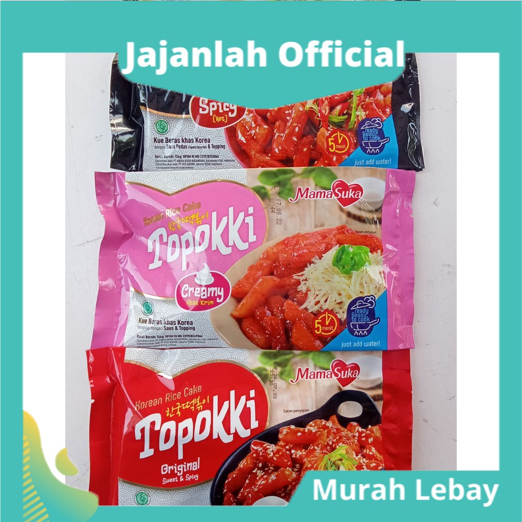 

Jajanlah Official Topokki Instan / Mama Suka / Kue Beras