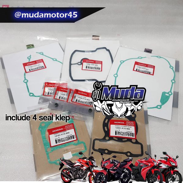 GASKET KIT OLD CBR150R CB150R SET CBU THAILAND LOKAL K45A K45 12391-KPP 12251-12191-K15 11393-11395-
