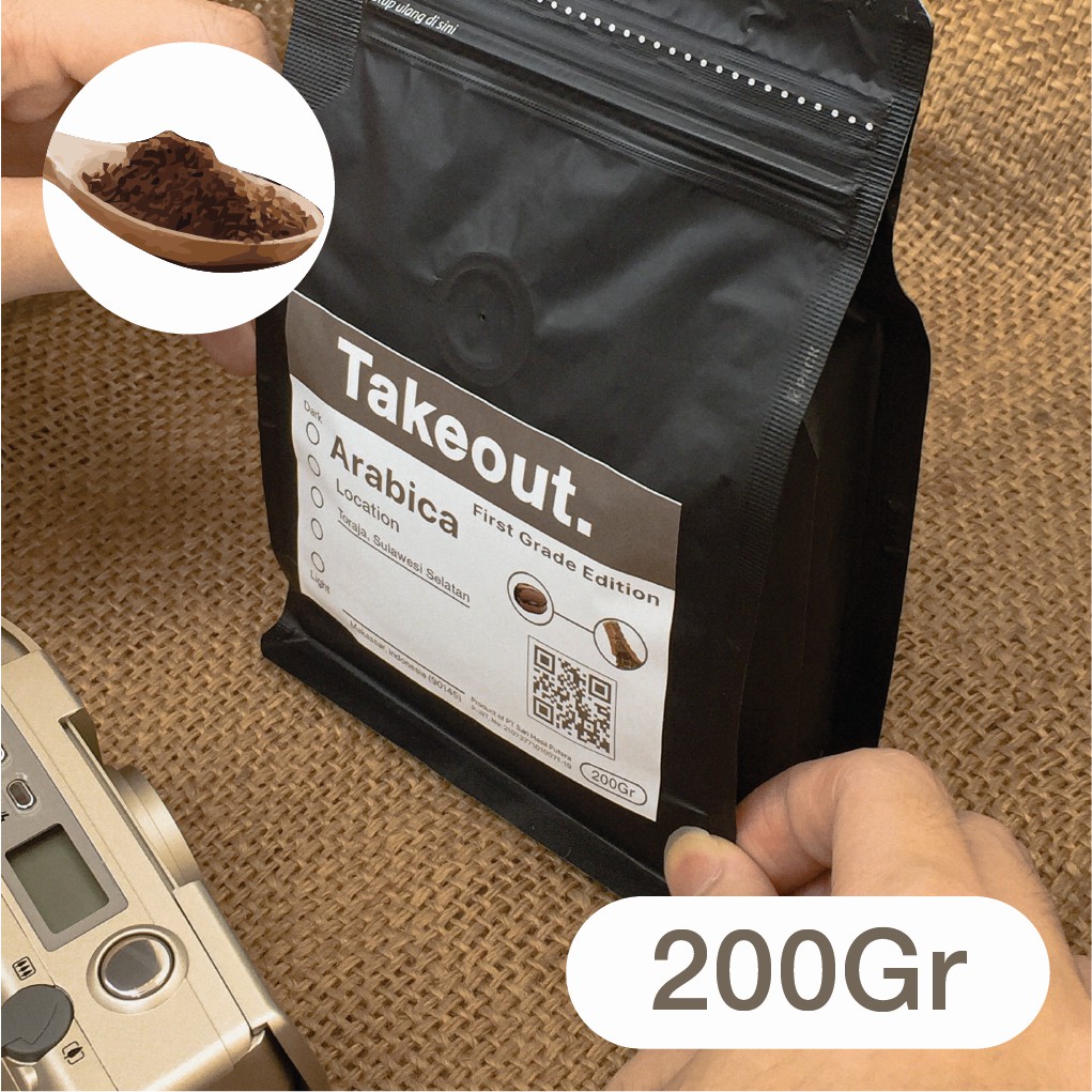 

Kopi Bubuk - Single Origin Kopi Toraja Arabica 200gr