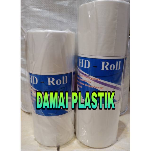 Plastik HD Roll Buah Sayur Plastik Foto copy Ukuran 25x40 30x45  uk 25 x 40  30 x 45