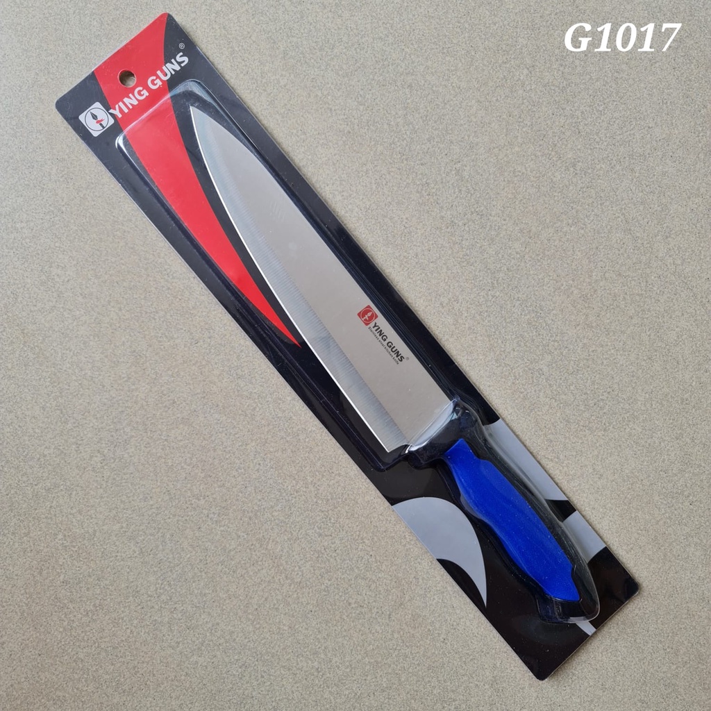 Pisau YING GUNS ORIGINAL 8 INC Karet Biru G1017