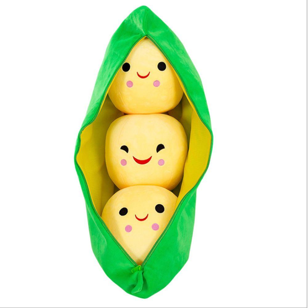 Needway  Mainan Boneka Bantal Bentuk Kacang Polong Bahan Plush Ukuran 70 / 90cm / 25cm / 40cm / 50cm