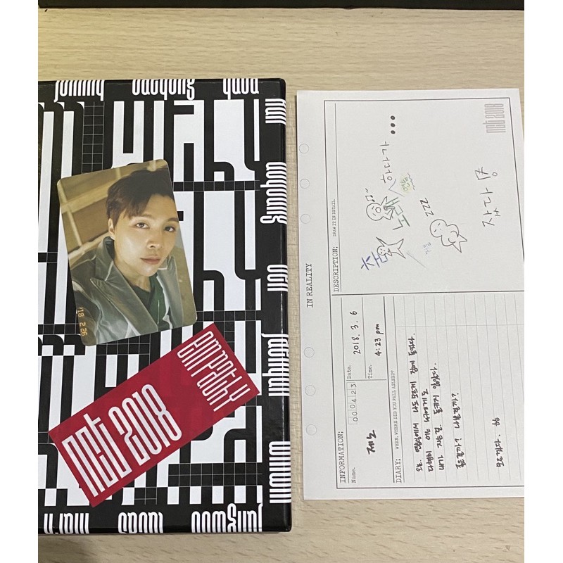 NCT ALBUM EMPATHY PC JHONY + DIARY REALYT JENO