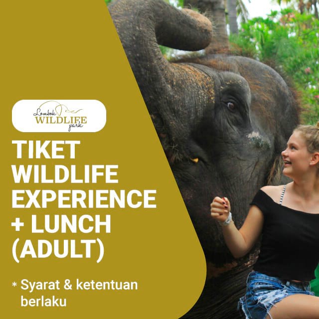 Lombok Wildlife Park - Intimate Wildlife Experience with Lunch (Adult)