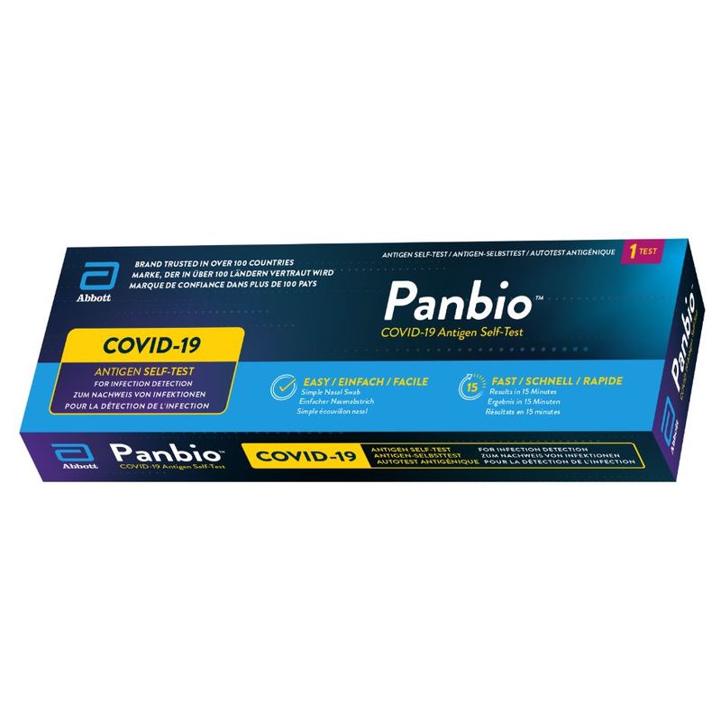 Abbott Panbio™ Korea COVID-19 Antigen Self-Test (Nasal) 1 Test Pack No Box Singapore