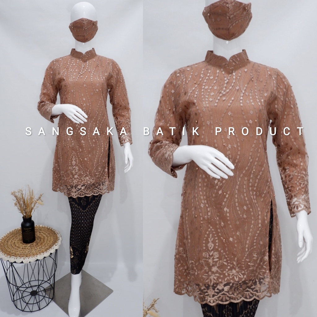 Kebaya Tunik / Tunik Brokat / Kebaya Modern / Kebaya tile / Kebaya Favorite / Batik Couple