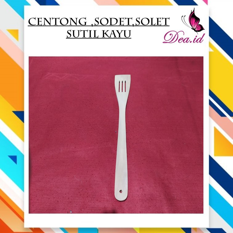 [DEASTORE]Centong Nasi, sutil kayu ,solet ksyu, irus kayu  / puspo wooden spatula